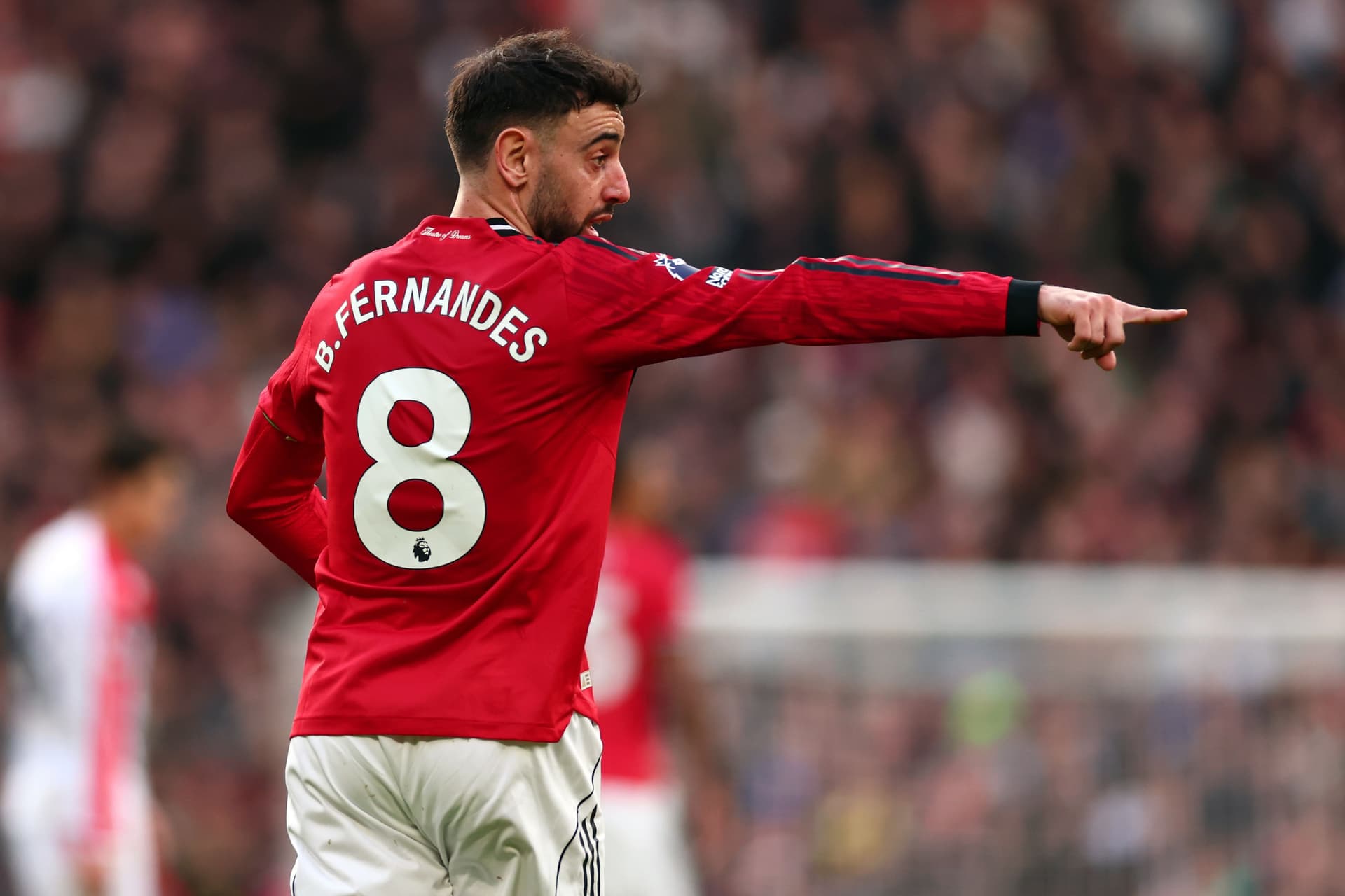 Bruno Fernandes of Manchester Utd during the Premier League