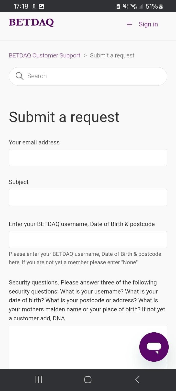 Common Support Requests