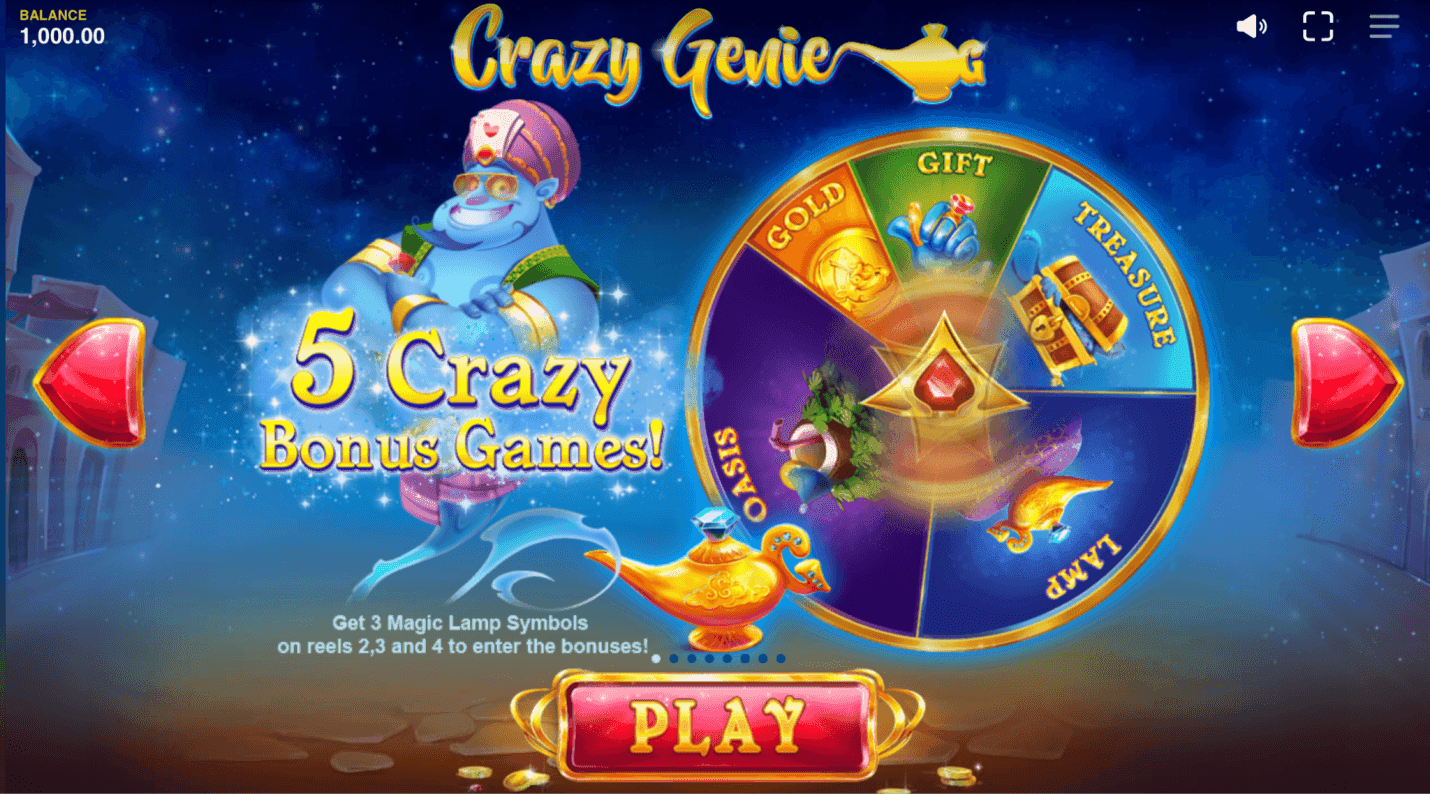 Crazy Genie Bonus Features and Key Mechanics