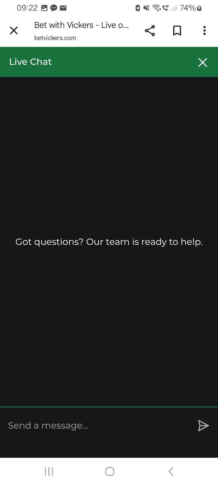 Customer Support vickers