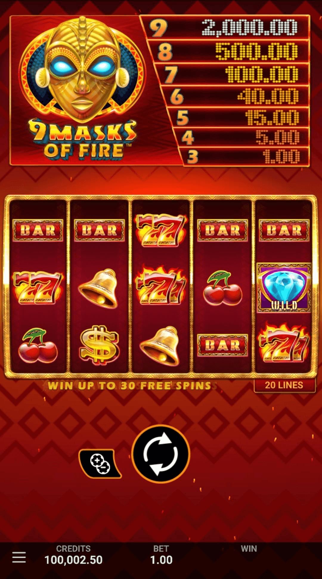 Demo Mode vs Real Money Mode 9 maska of slot.png