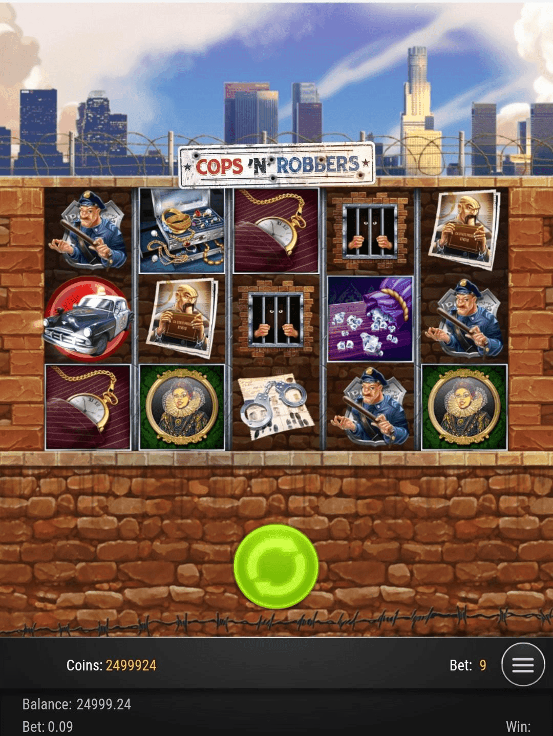 Demo Mode vs Real Money Mode Cops and Robbers