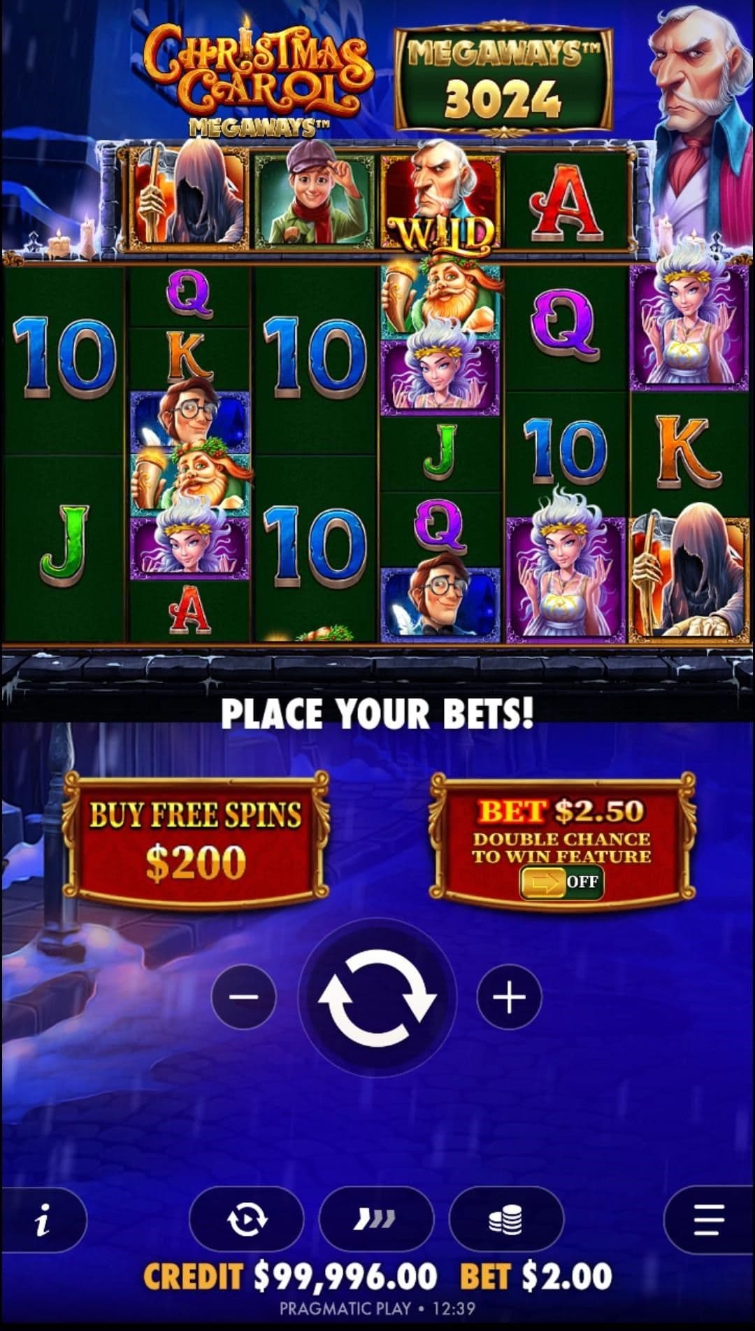 Demo Mode vs Real Money Mode christmas carol