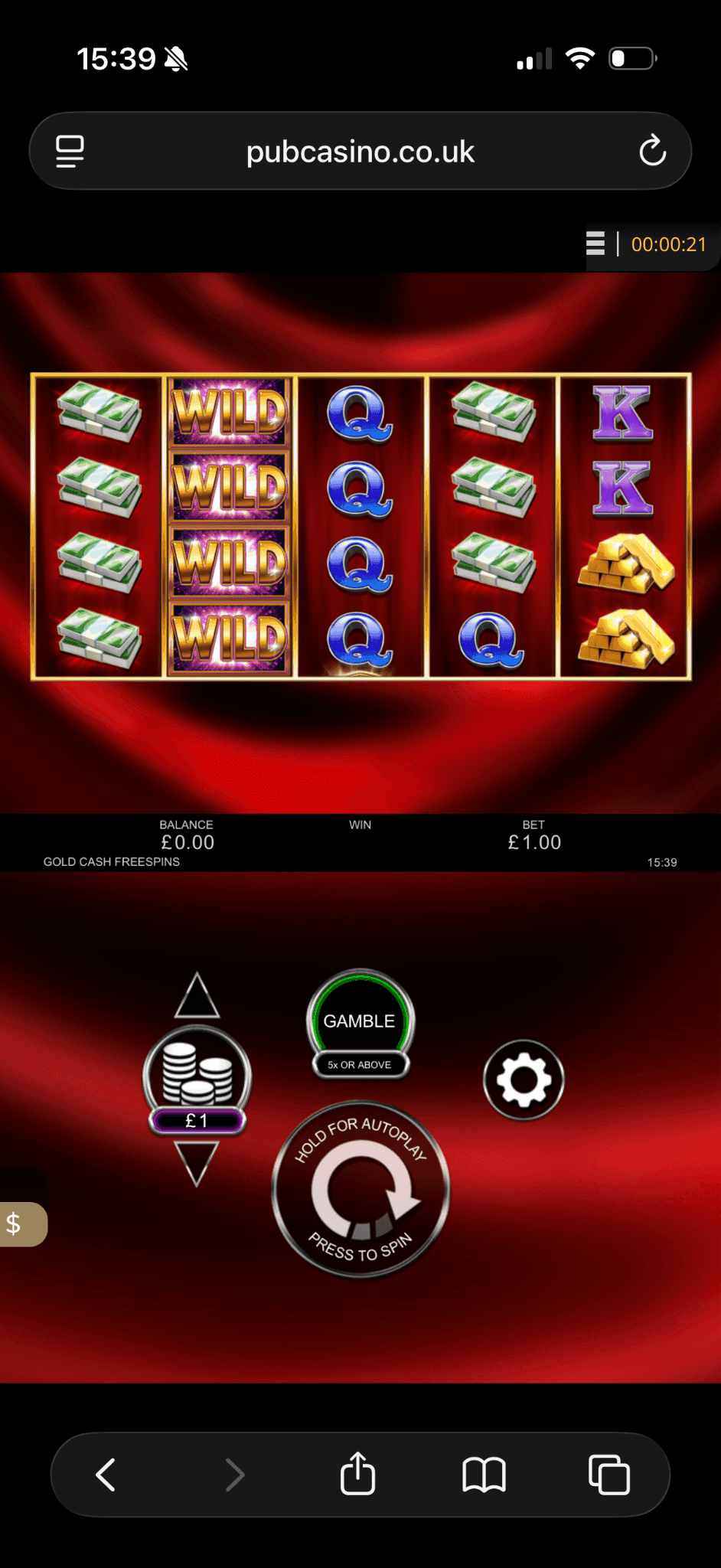 Don’t forget to try the Gold Cash Free Spins demo before you play for real cash.