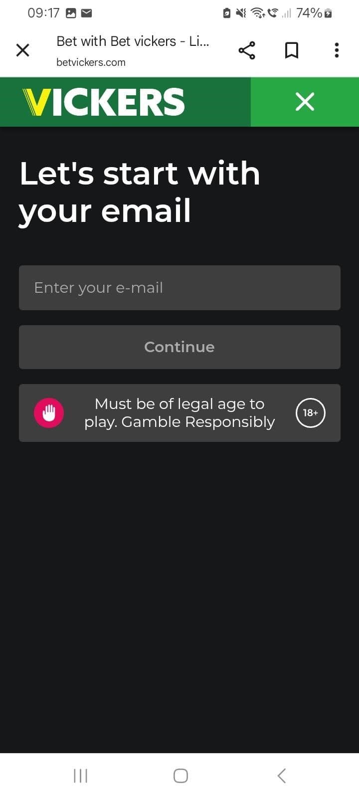 Enter your email address