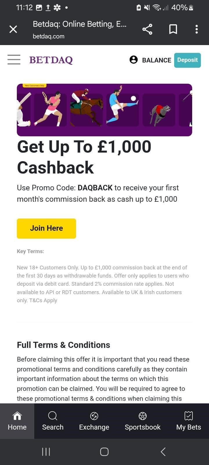 Exchange Cashback