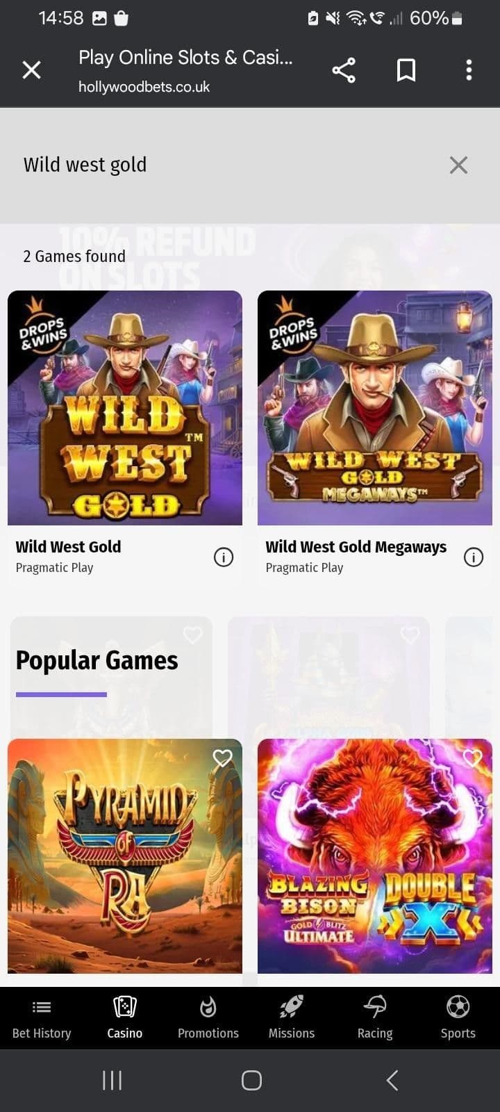 Find Wild West Gold