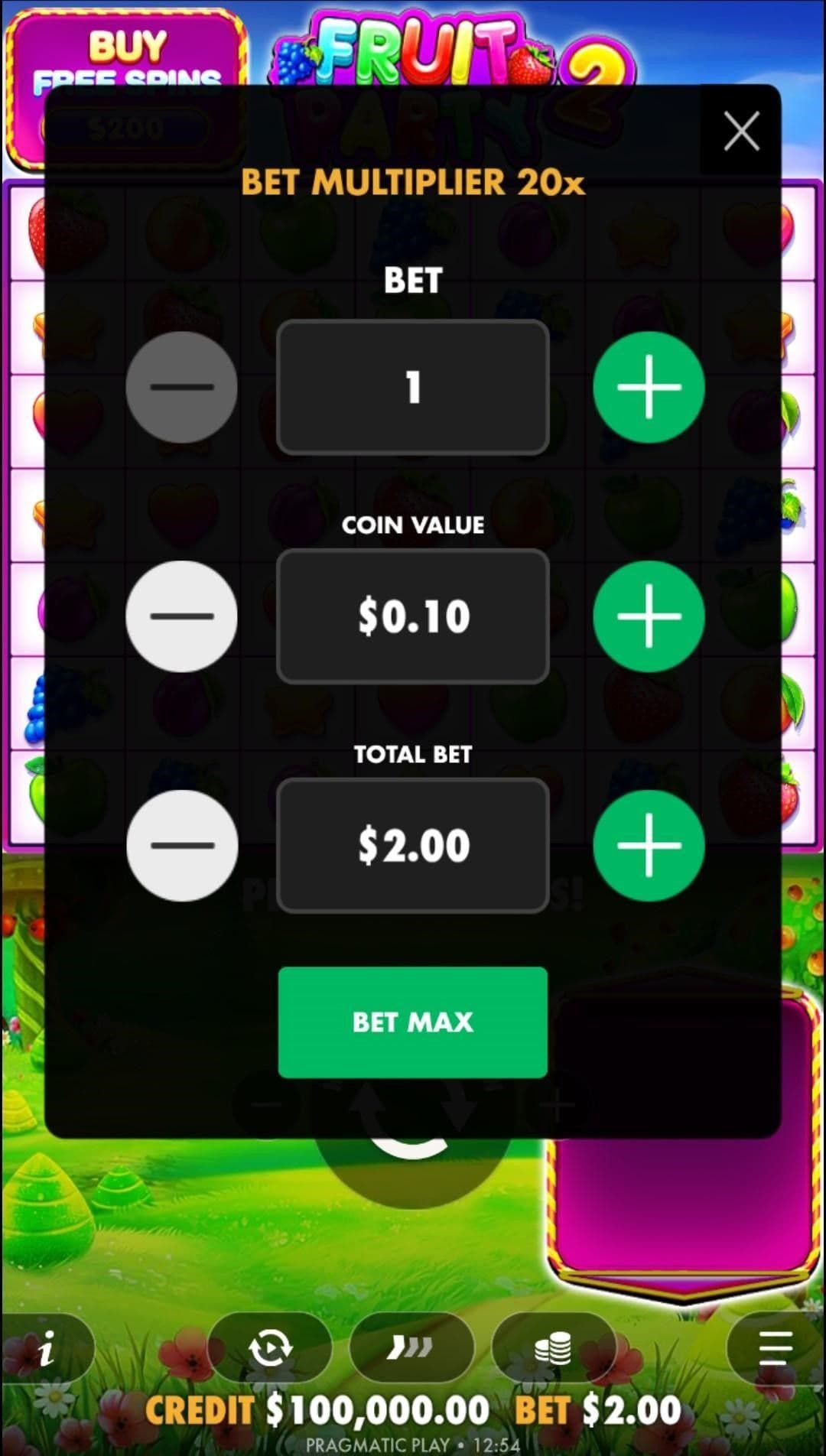 First, decide how much you want to wager