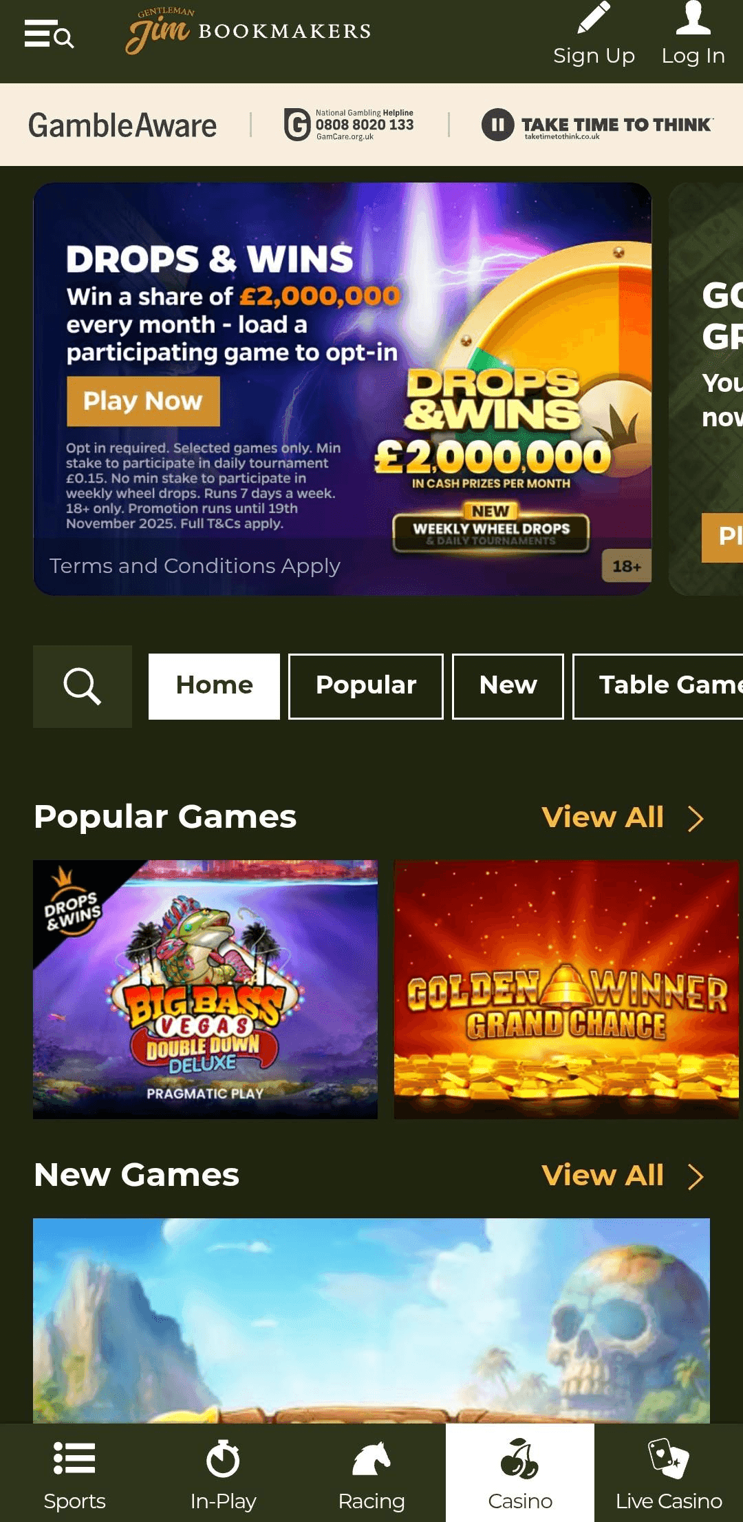 Gentleman Jim Casino Review