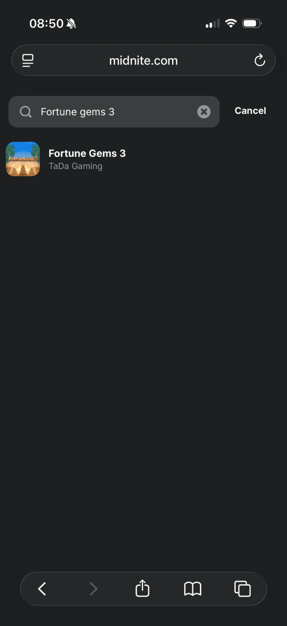 Go to the games lobby and search for Fortune Gems 3