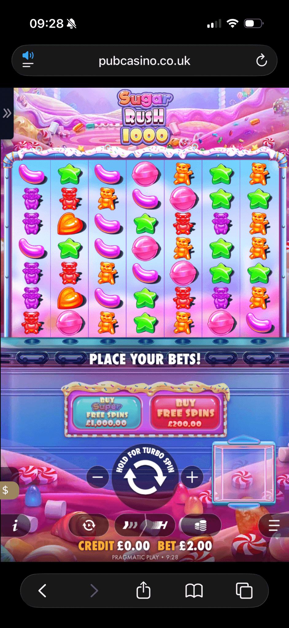 Graphics & Sound sugar rush1000