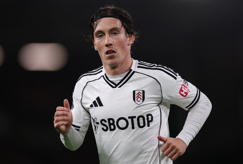 Harry Wilson of Fulham reacts during the Premier League match