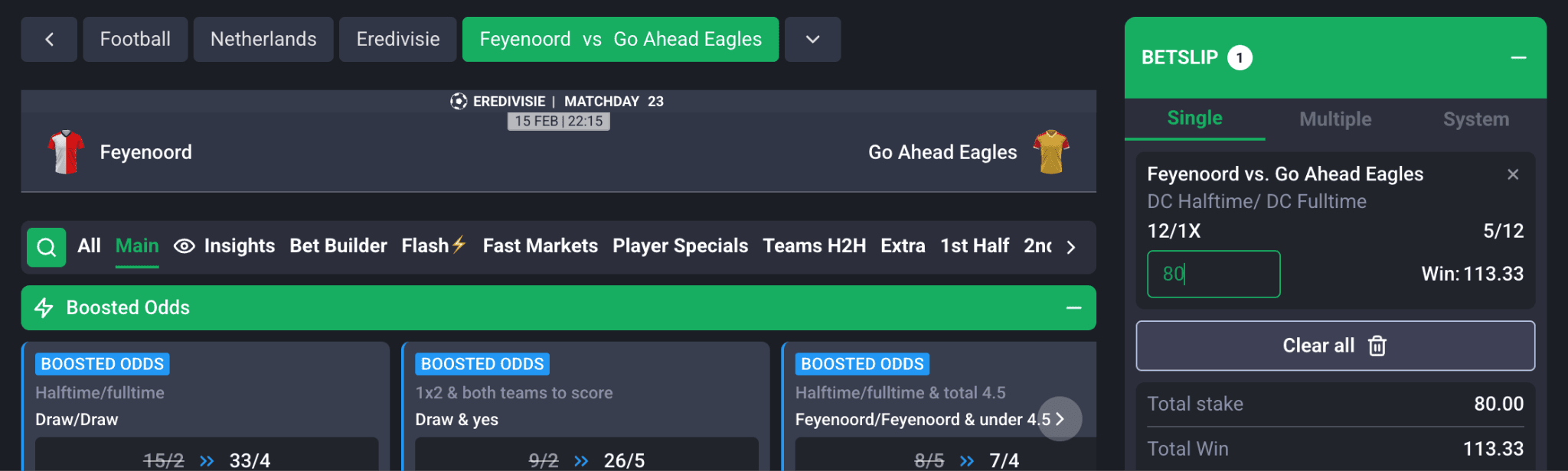 How To Bet HT FT Properly