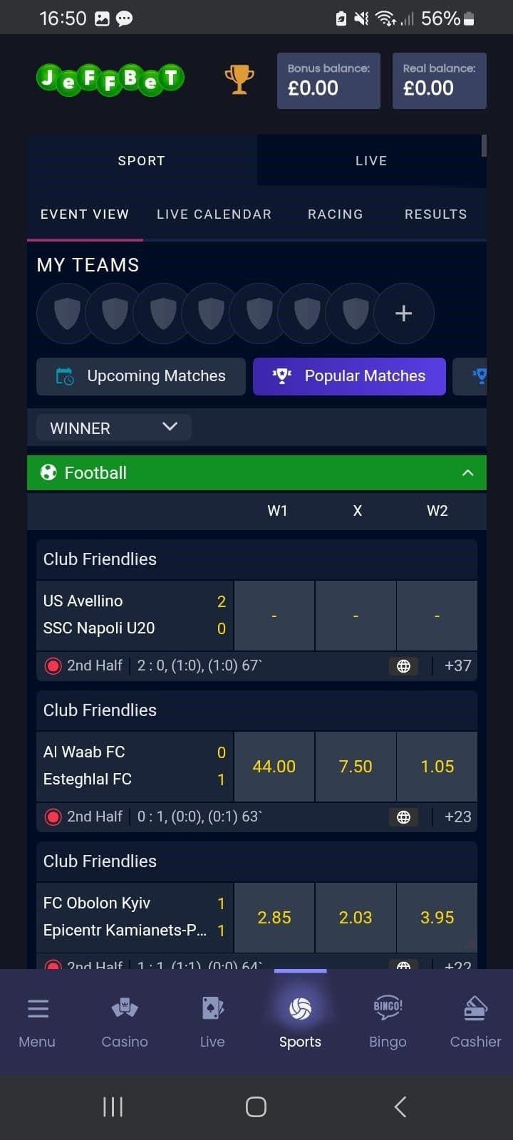 Jeffbet Sports Betting Review