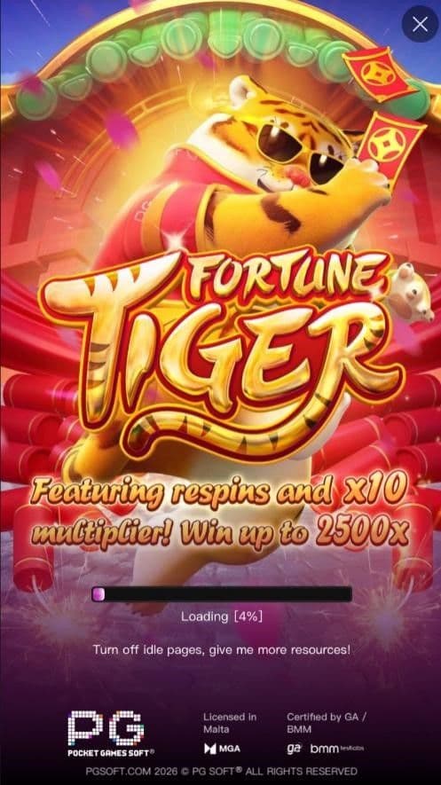 Load Fortune Tiger from the slot lobby