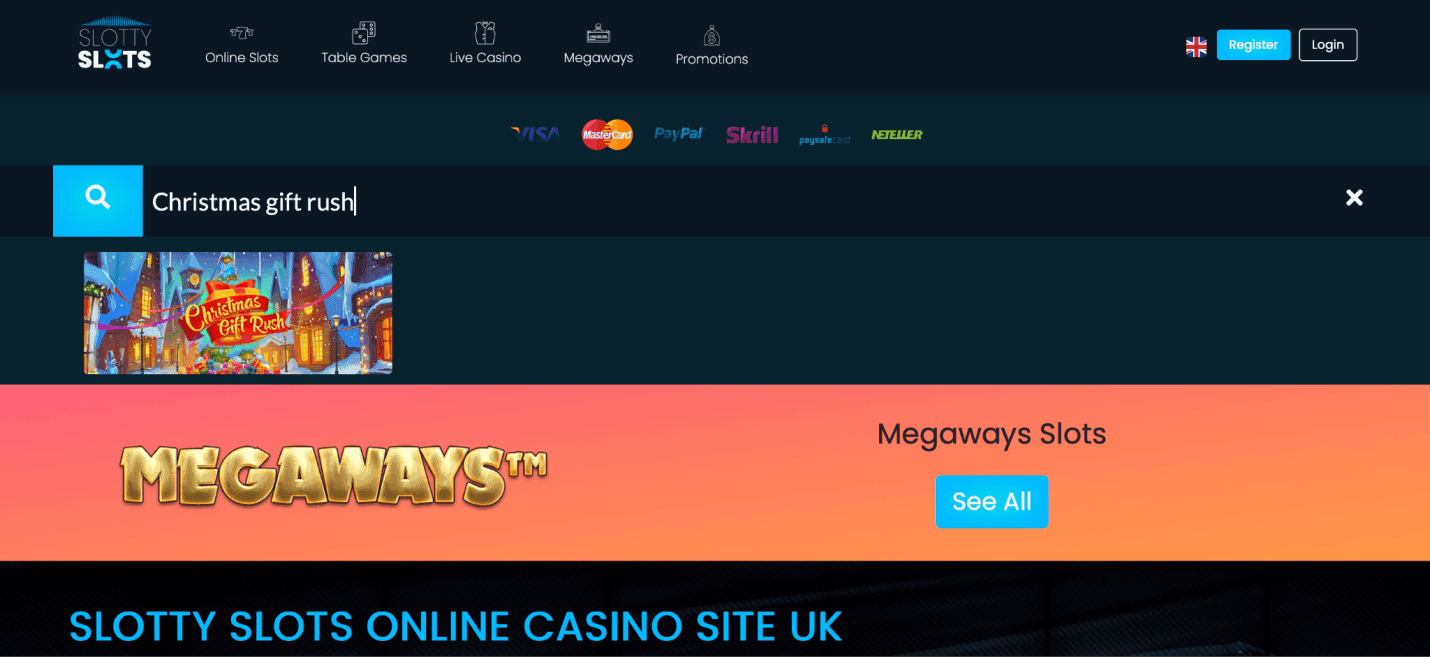 Locate the game in the lobby at one of my recommended online casinos