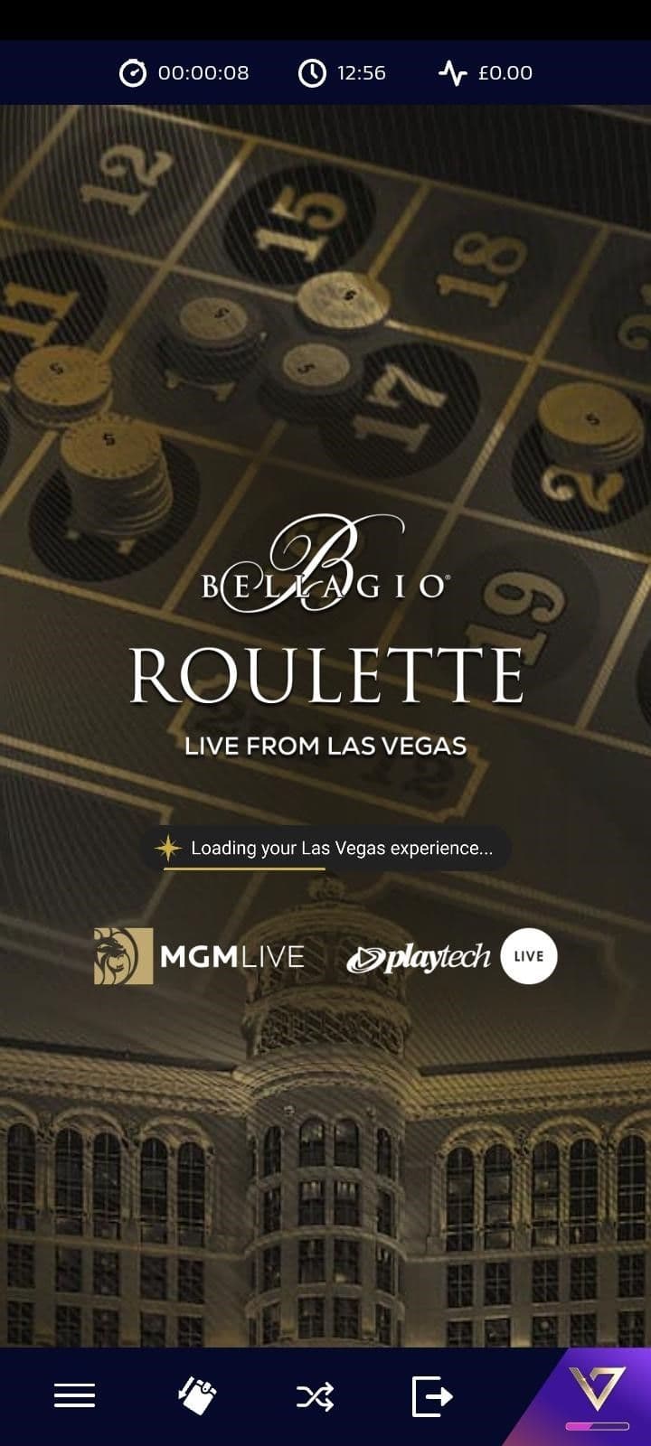 Log in to your account, then select Playtech Bellagio Casino