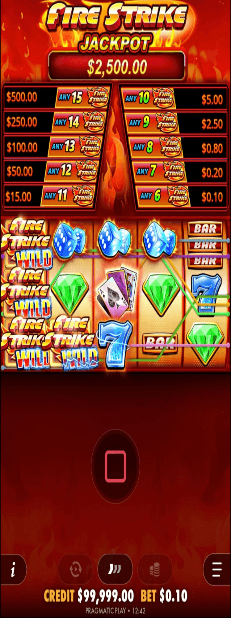 Look for wins free strike