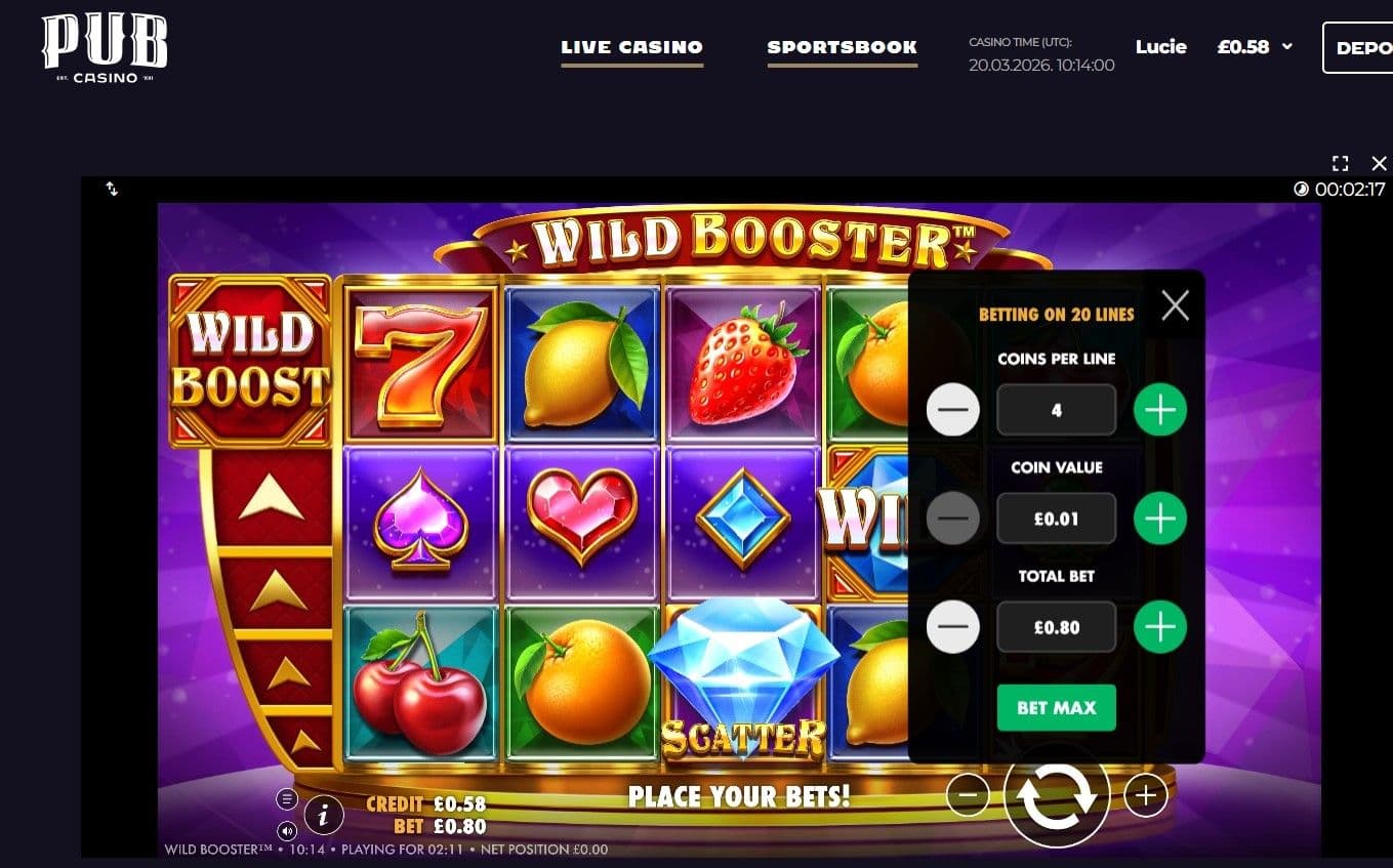 Match your bankroll to your stake