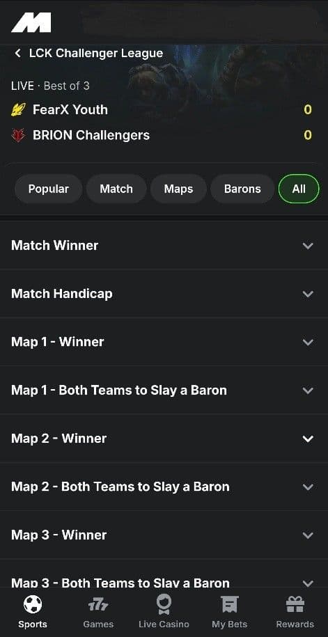 Midnite Esports Betting Review