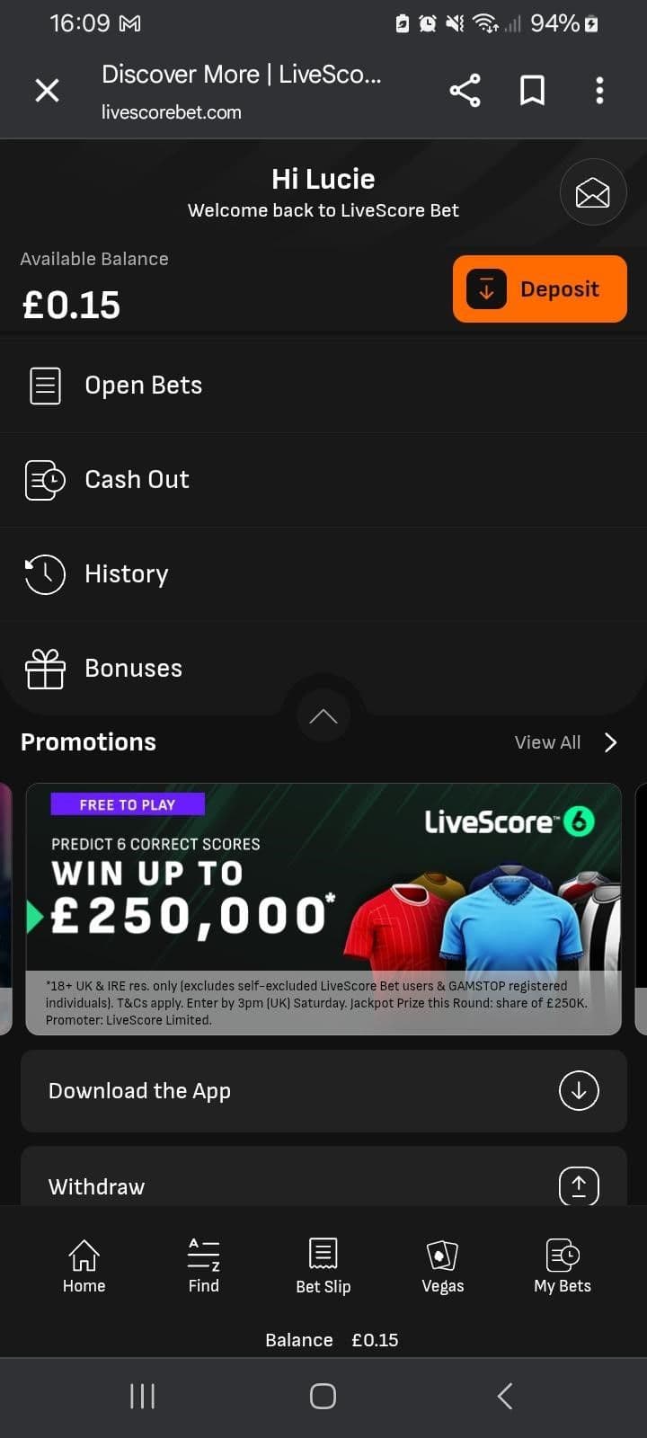 Navigate to the “Profile” or “Cashier”