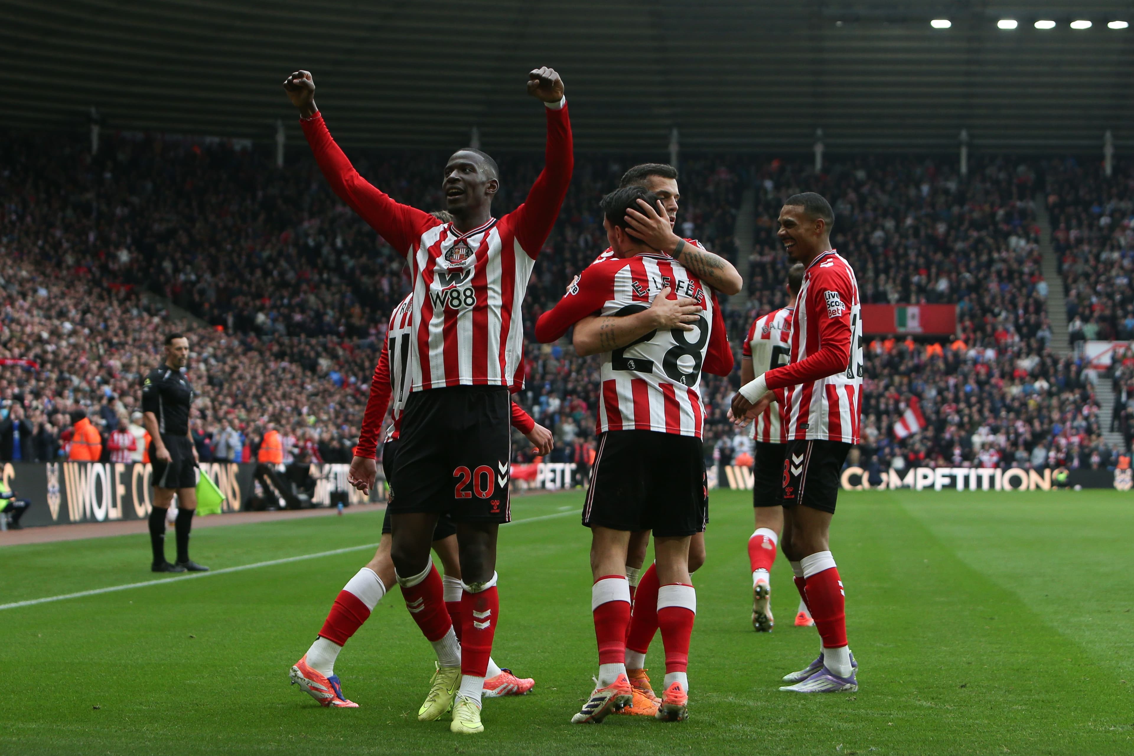 Nordi Mukiele of Sunderland plays during the Premier League match