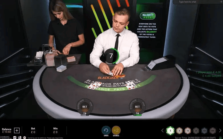 Place your bet in the main betting area