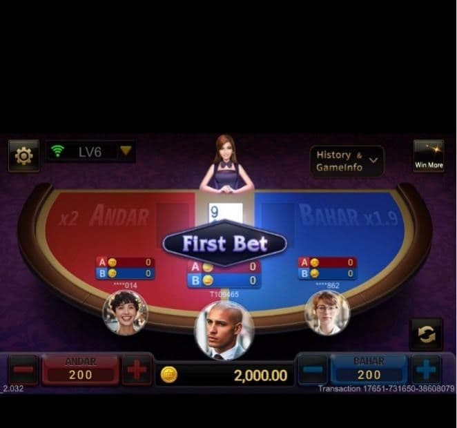 Place your wager on Andar or Bahar