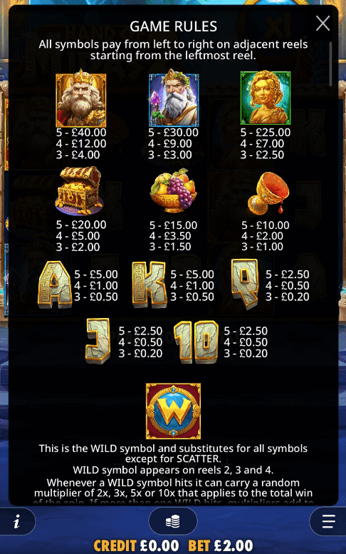 Hand of Midas 2 Slot Playing Guide