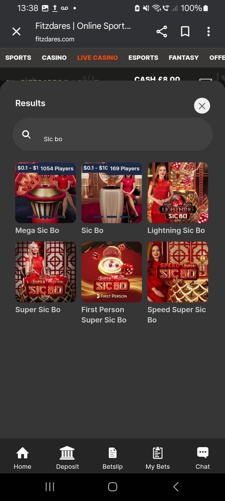 Live Sic Bo for GBP Playing Guide