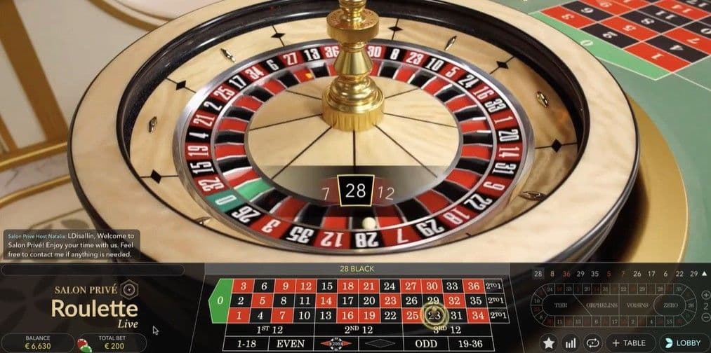 Salon Prive Roulette in the UK Playing Guide