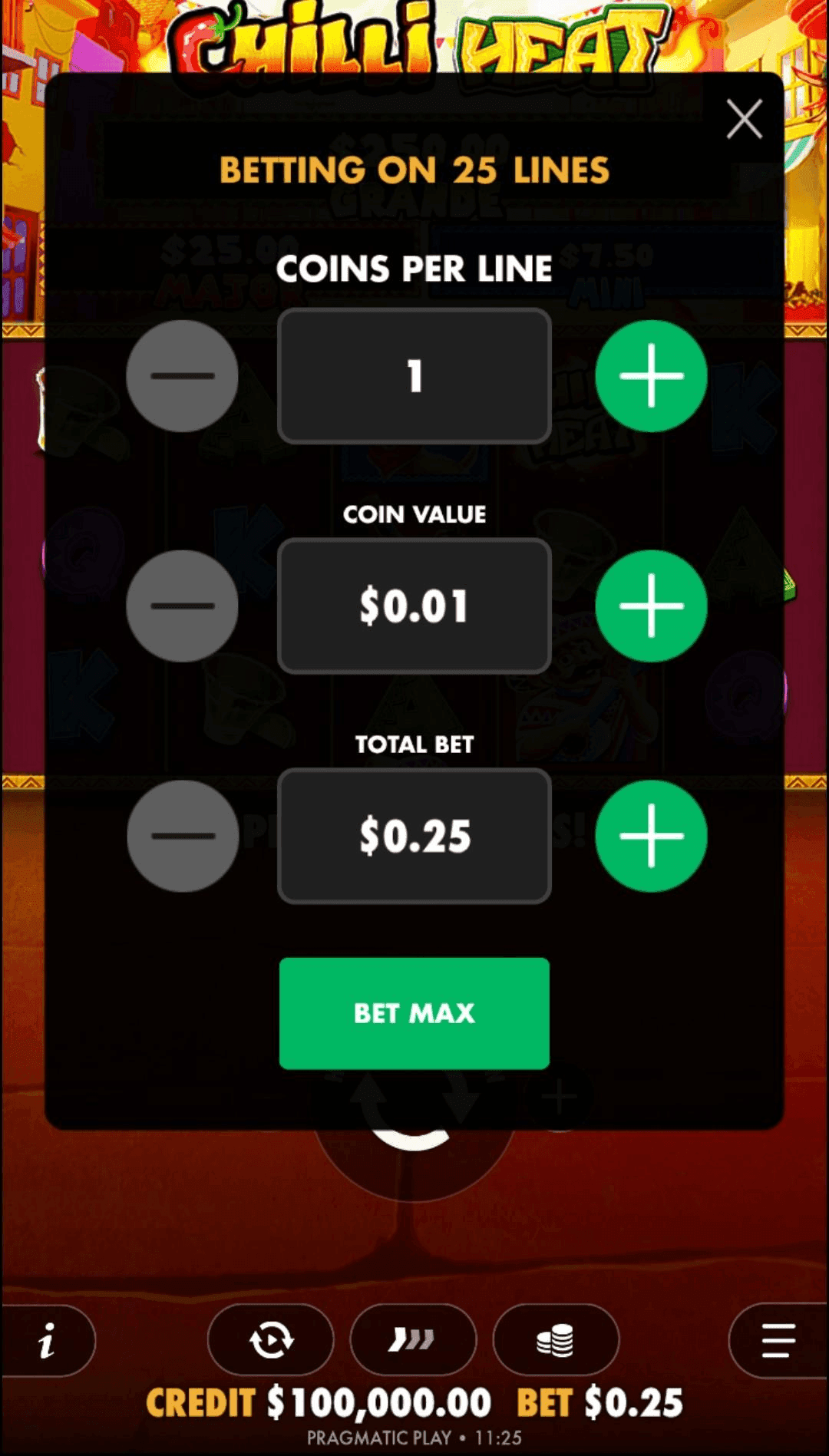 Chilli Heat Slot Playing Guide