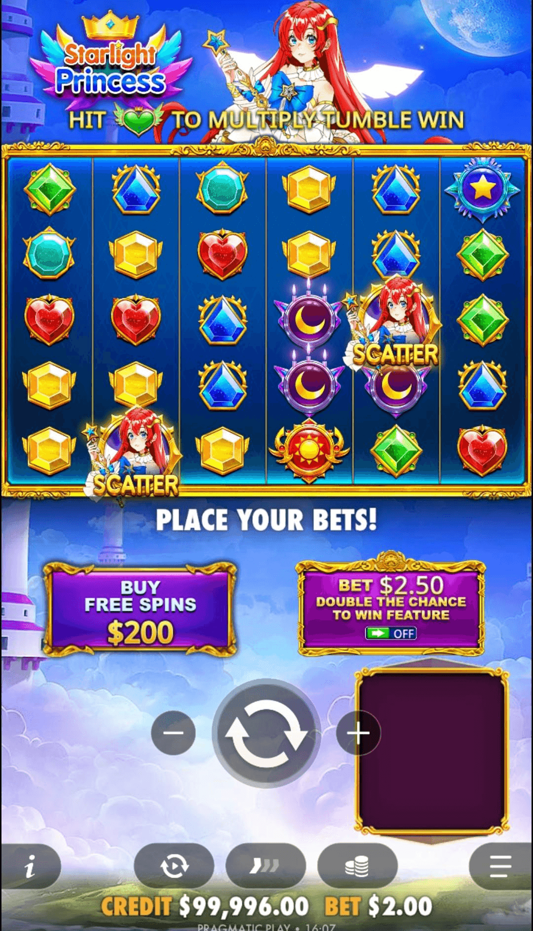 Starlight Princess Slot Playing Guide