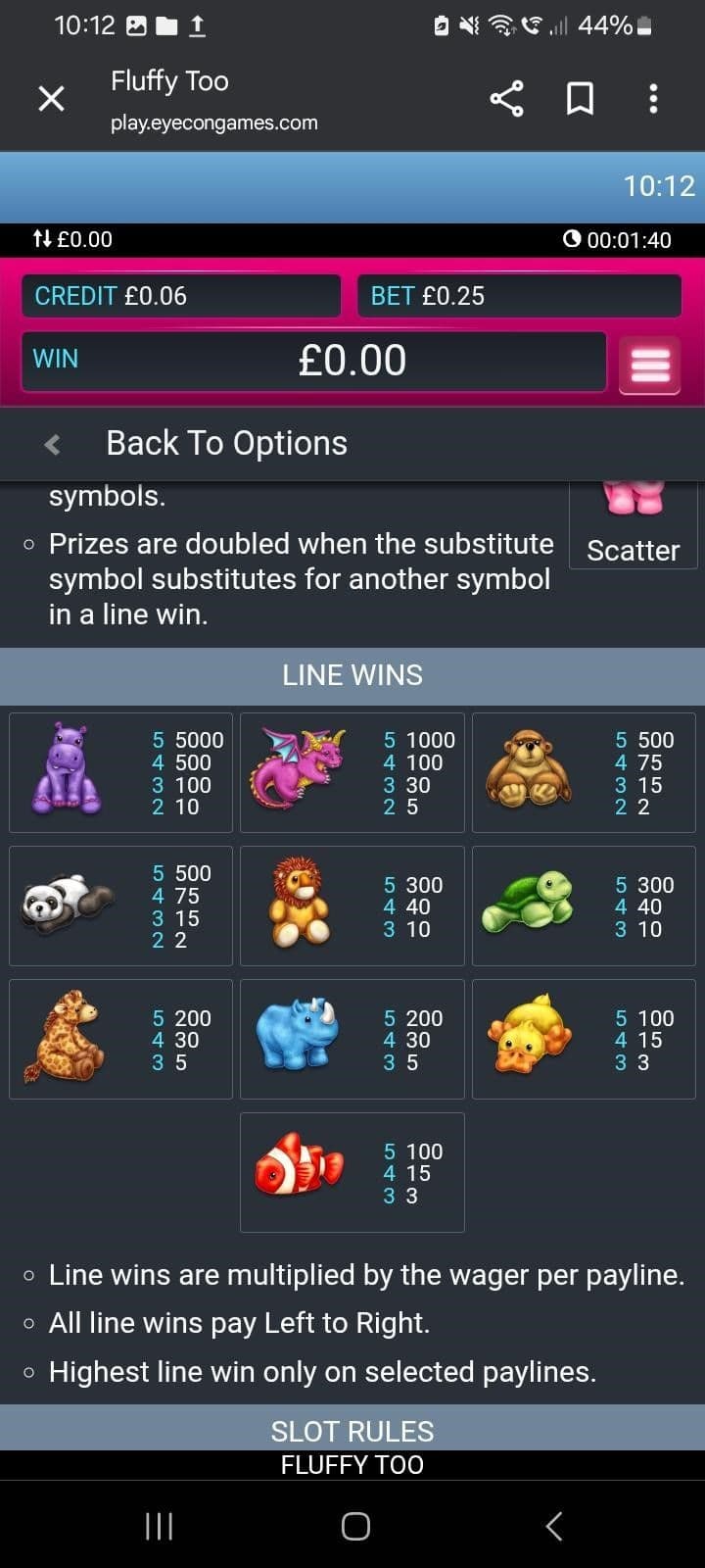 Regular Symbols Fluffy too