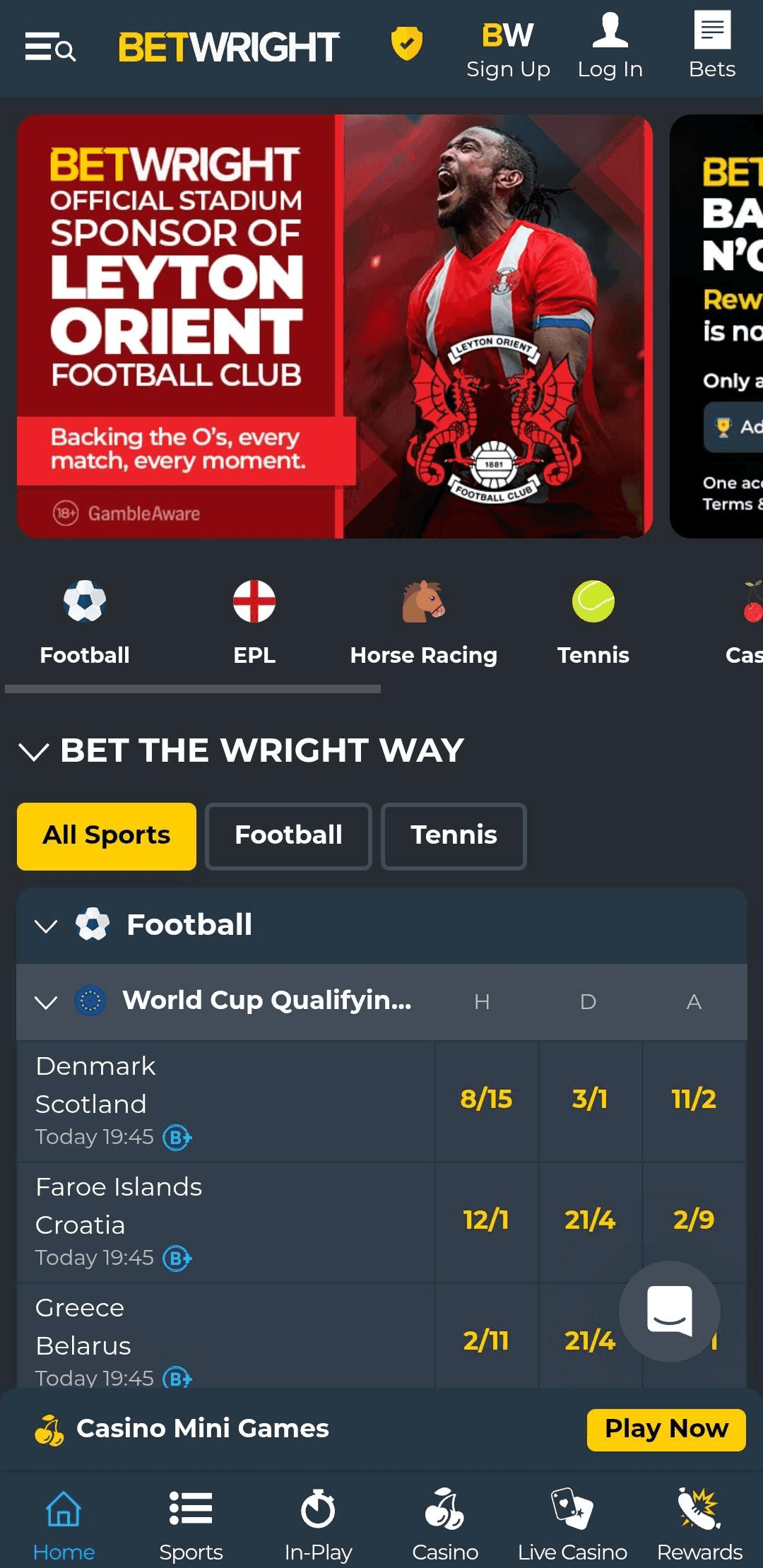 Review of Bet Wright User Experience