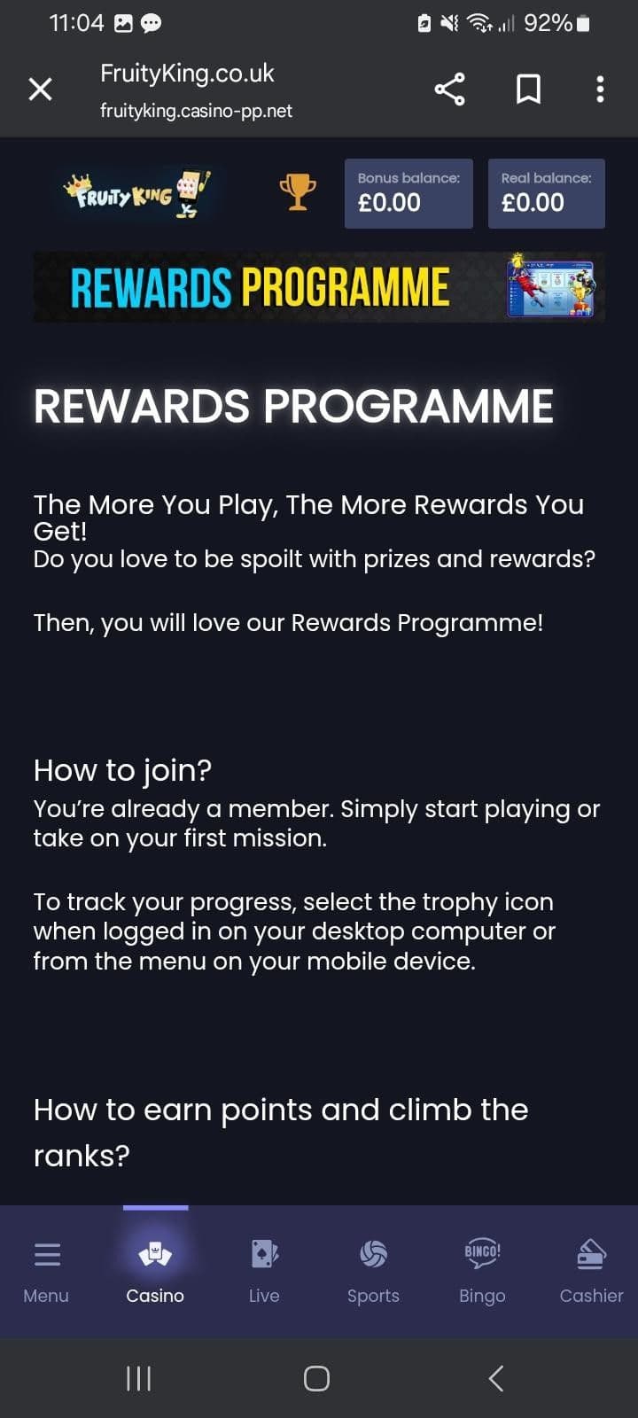 Rewards Store