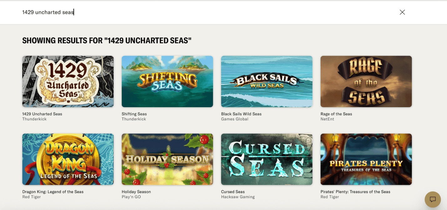 Search the lobby for 1429 Uncharted Seas