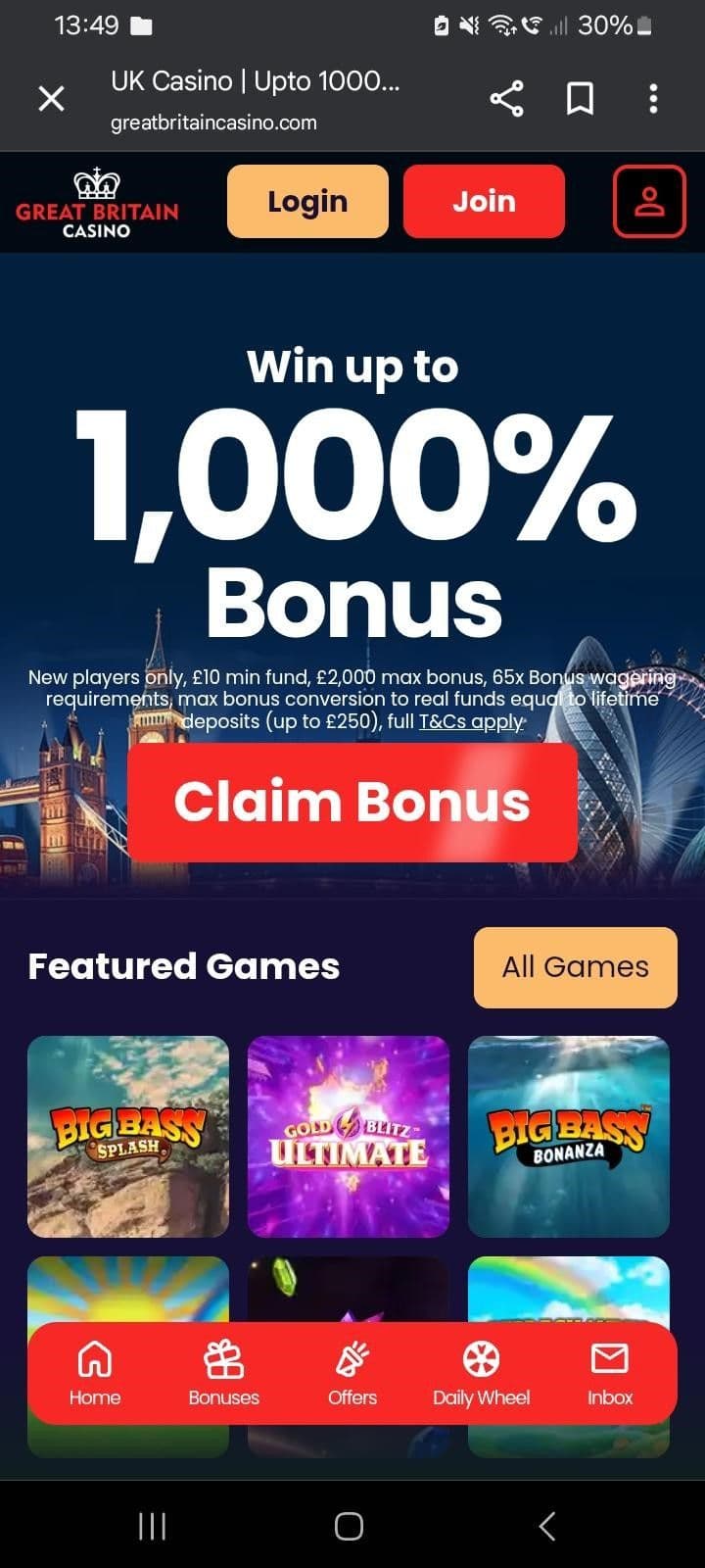 Select a licensed UK casino offering Pragmatic Play games