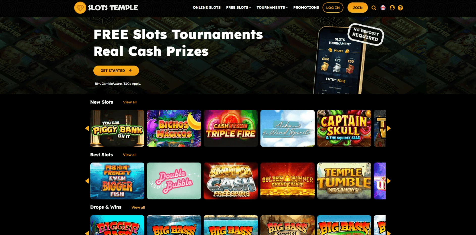 Slots Temple Welcome Bonus