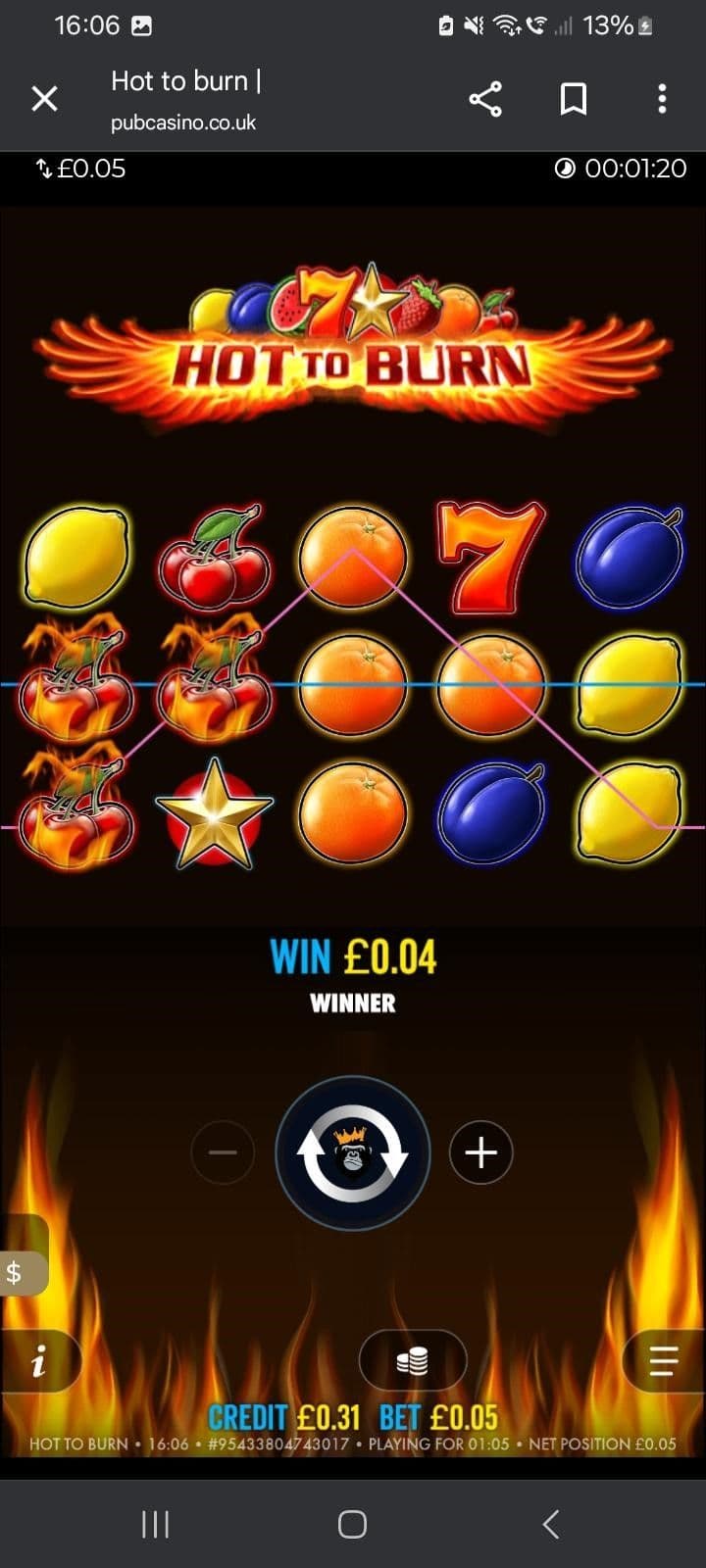 Spin the reels and enjoy the game.