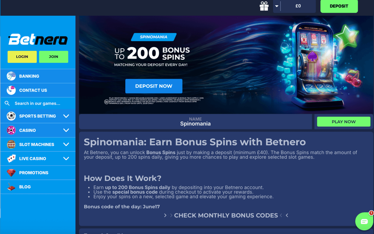 Spinomania