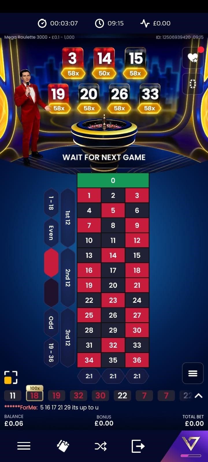 The Mega Lucky Numbers