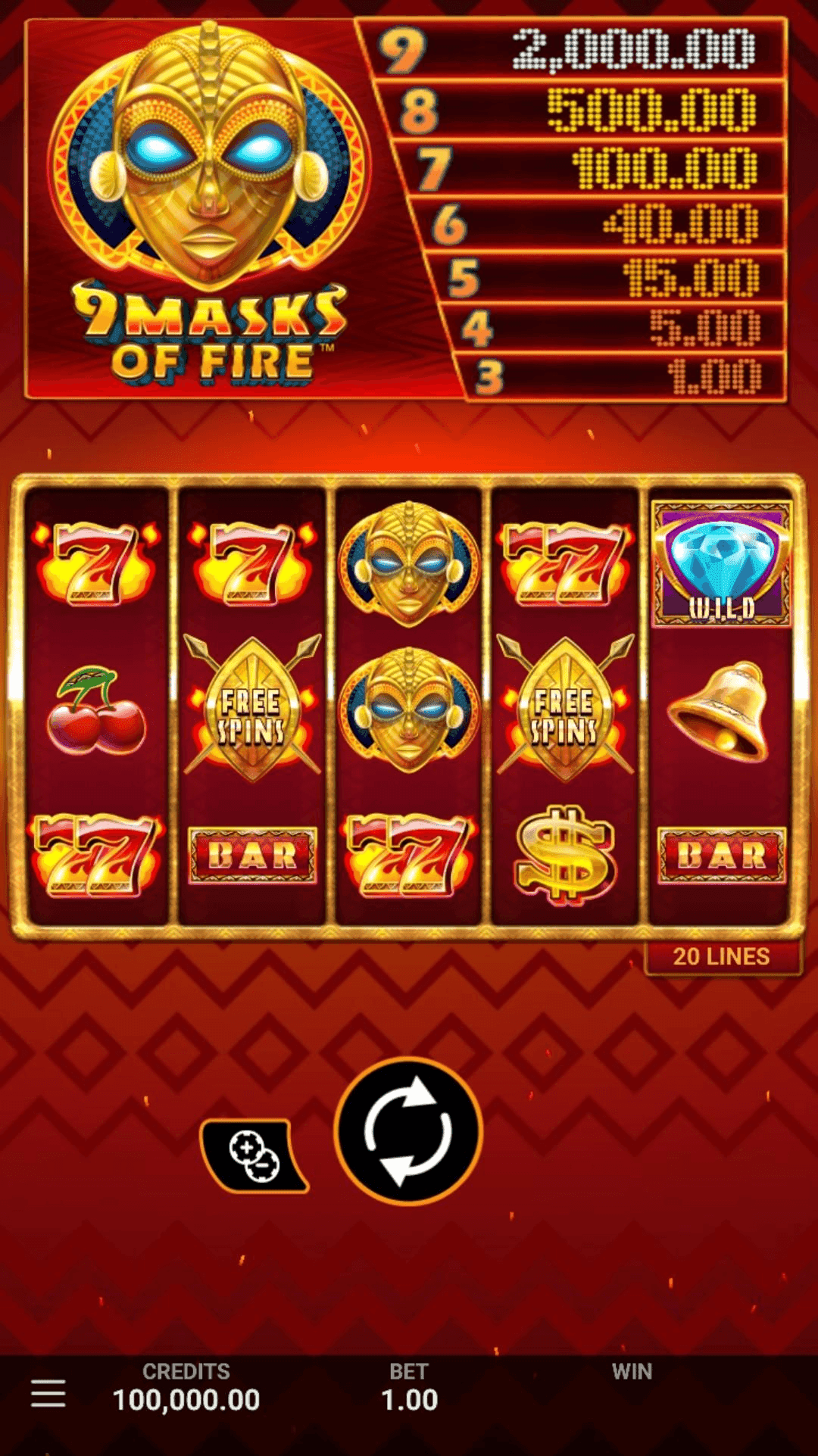 What is the 9 Masks of Fire Slot.png