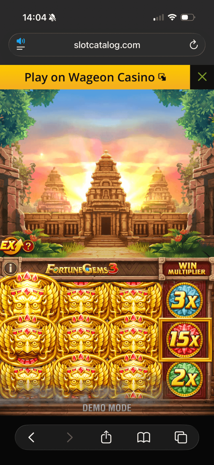 Win Multiplier Fortune gems 3