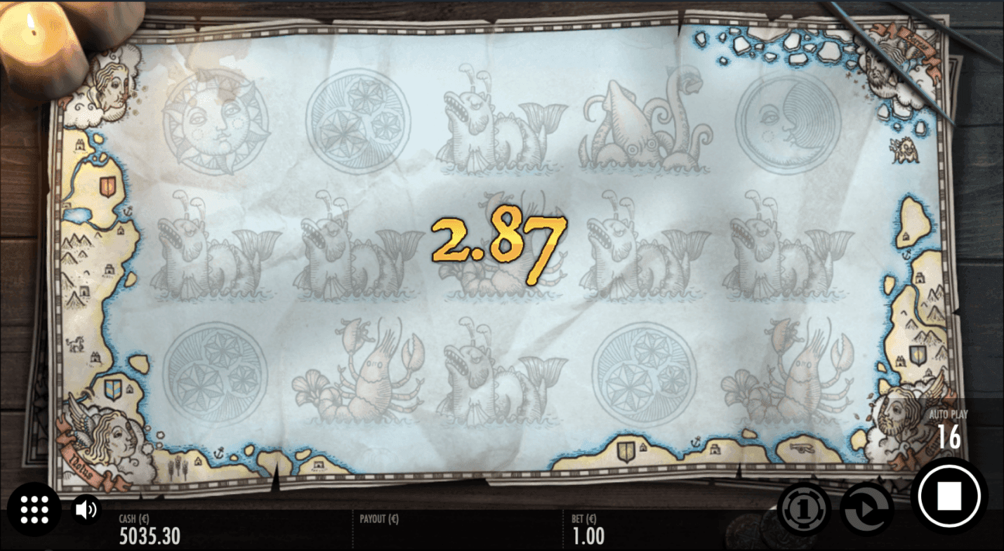 Wins pay on adjacent reels.