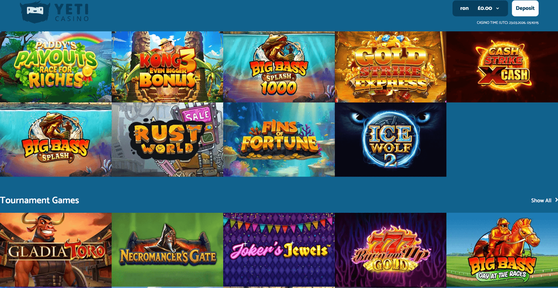 Yeti Casino Slots
