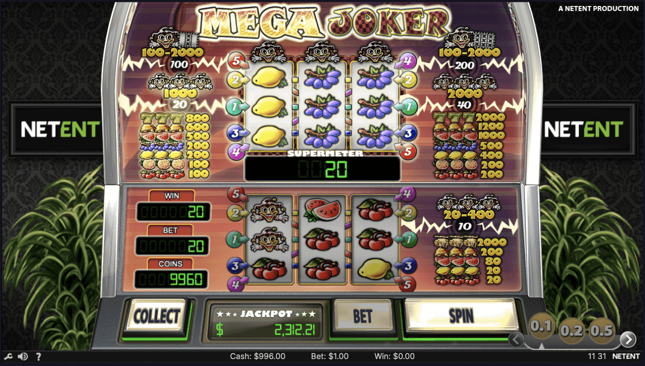 You’ll get a payout if you match three of the same symbols