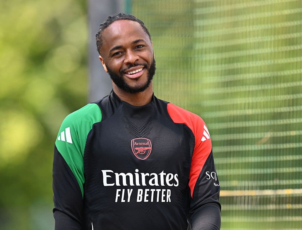 Arsenal FC Training Session And Press Conference - UEFA Champions League 2024/25 Semi Final First Leg