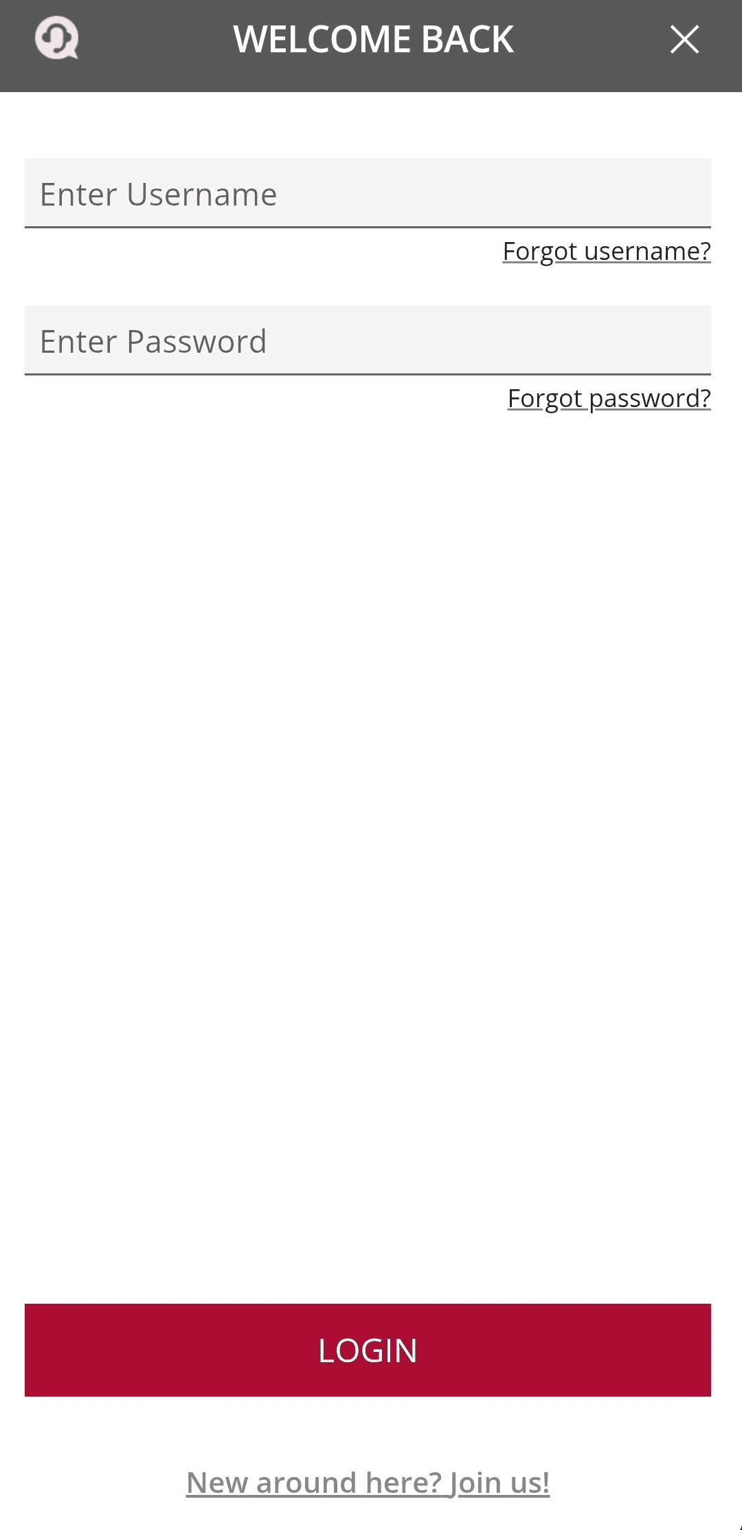 log into your King's Casino