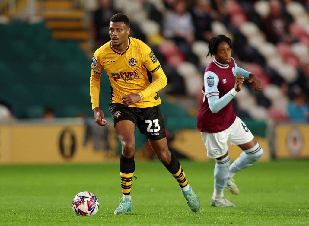 Newport County v West Ham United U21 - Bristol Street Motors Trophy